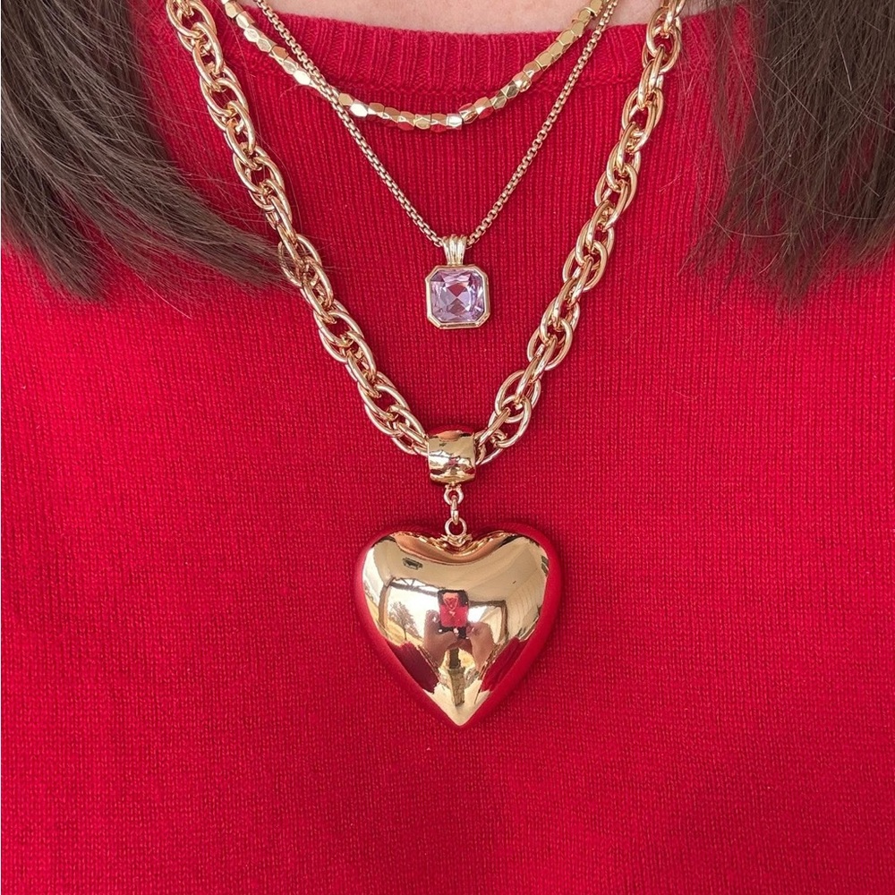 Park Lane Gold Heart Necklace Set